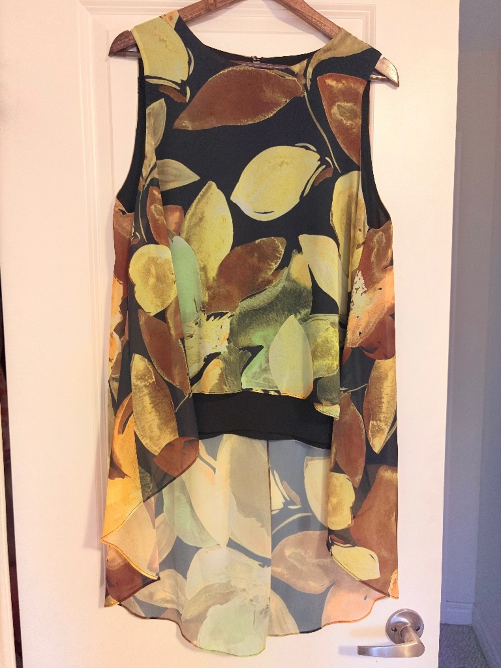 Melanie Lyne Sleeveless Lemon Blouse